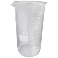 APPROVED VENDOR Beaker: 1 L, 33.81 fl oz, Tall Form, Colorless, Glass, Autoclavable