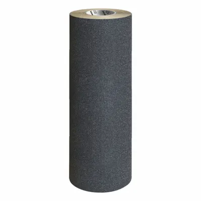 JESSUP RECON Anti-Slip Tape: Fine Abrasive, 60 grit Grit Size, Solid, Black, 18 in x 60 ft - Wet & Barefoot Traffic Antislip Tape