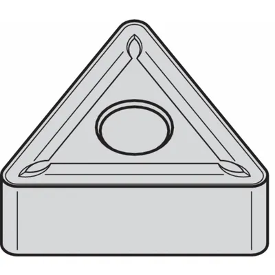 WIDIA Triangle Turning Insert: TNMG3327N - Triangle (T) Indexable Turning Inserts