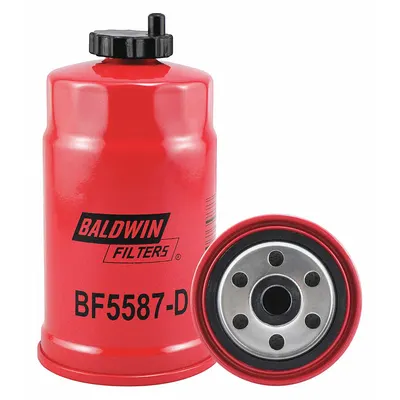 BALDWIN FILTERS Fuel Filter: Spin-On, 3 7/16 in Outside Dia, M16-1.50 Thread Size - Spin-On Fuel Filters