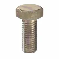 Hex Head Cap Screw: Steel, Class 10.9, Zinc Yellow, M12, Metric, 30 mm lg, Fully Threaded, 50 PK (MPN HF10120301-050P1)