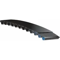 GATES Timing Belt: One Side, Curvilinear, PowerGrip® HTD®, 3 mm Pitch, 6 mm Top Wd, 384-3M-06, HTD
