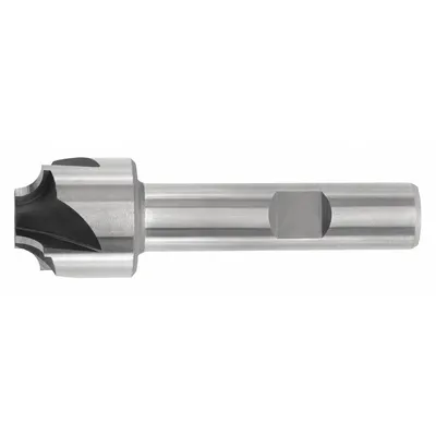 CLEVELAND Corner Rounding End Mill: High Speed Steel, 4 Flute, 1-1/4" Mill Dia, 3/8" Rad - High-Speed Steel Corner-Rounding End Mills