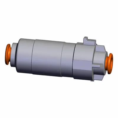 SMC In-Line Air Filter: ZF, 12 mm Inlet, Push-to-Connect, -100 kPa to 1 MPa - In-Line Vacuum Suction Filters