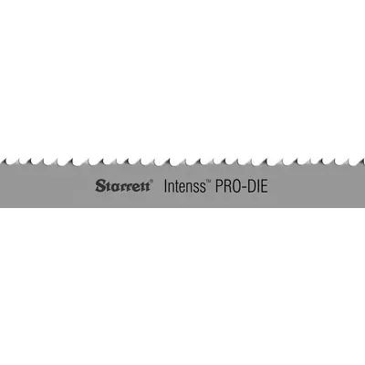 STARRETT Band Saw Blade: High Speed Steel, Intenss(TM) PRO-DIE, 15 ft 2 in, Raker Cutting Edge - General Purpose Metal Cutting Blades