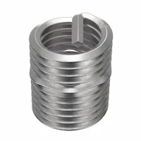 HELI-COIL Helical Insert: Tanged Tang Style, Screw-Locking, 1 1/8"-7 Thread Size, Stainless Steel (MPN 3585-18CN1688)