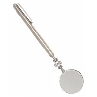 WESTWARD Inspection Mirror: 1 1/2 in Dia Mirror Size, Mirr. Mat. Glass, Mirr. Shp. Round