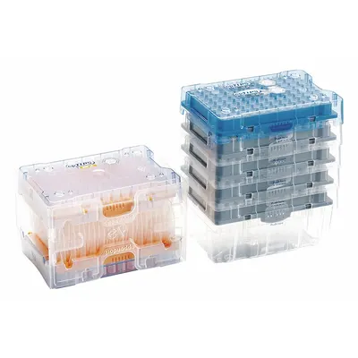 EPPENDORF Pipettor Tip: Non-Sterile, 2.5 mL Capacity, Preconfigured Rack, No Filter - Non-Strerile Pipette Tips
