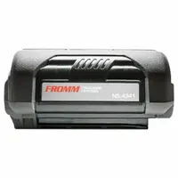 This 36V DC tabbed battery with 4 Ah capacity powers cordless strapping tools used in industrial packaging, bundling, and palletizing. The battery is included and features a tabbed connection for secure attachment. It is not oil-resistant