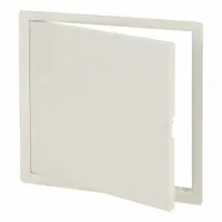 BABCOCK-DAVIS Access Door: 16 in Ht, 16 in Wd, Concealed Hinge, Exposed Flange, Steel, 16 ga, White (MPN BNTC1616)