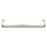 SUGATSUNE Pull Handle: Threaded Holes, Stainless Steel, Silver, #6-32 Screw Size, 0.197 in (MPN KC-S650/M)