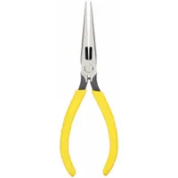 Long Nose Plier: 1 1/4 in Max Jaw Opening, 7 1/4 in Overall Lg, 2 1/2 in Jaw Lg, 1/8 in Tip Wd (MPN D203-7C)