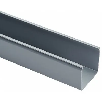 PANDUIT Solid Wall Wiring Duct: 3 in Nom Wd, 3 in Nom Ht, 0.2 in Slot Wd, Lead-Free PVC - Solid (Wall) Wiring Ducts & Snap-On Covers
