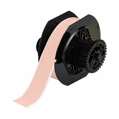 BRADY B30C-1125-595-PK Continuous Label Roll, Vinyl, Pink (Gloss), Outdoor - Brady Thermal Transfer Continuous Label Rolls