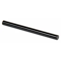 Steel plug and pin gauge with black oxide finish, 0.1490 in diameter, tolerance 0.00020 in, and surface finish 10 microinch or better. Used as a no-go (minus) gauge to verify that a hole or bore does not exceed its maximum allowable diameter in precision inspection applications.