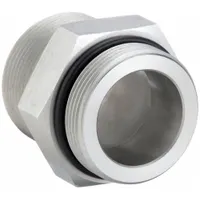 PARKER Metal Pipe Straight: 2 in x 2 in, Male Threaded x Male NPT Threaded, 1,000 psi, Steel (MPN 32-2 F5OF-S)
