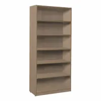 REGENCY Bookcase: Noble Oak, Laminate/Wood, 71 in Overall Ht, 32 in Overall Wd, 14 in Overall Dp (MPN LBC7132NO)