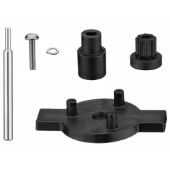 This coupler kit is a replacement part for compatible commercial blending equipment. It restores the drive connection in high-volume mixing applications. The kit has a 1 3/4 in overall height.