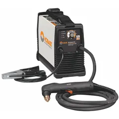 The HOBART AirForce 27i is a 27 A plasma cutter for cutting conductive metals. It operates on 208V input voltage and requires a minimum air flow of 5 cfm. The unit includes a 12 ft handheld torch. Suitable for fabrication, maintenance, and light industrial cutting applications.