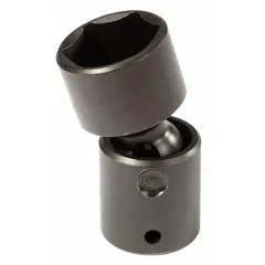 This 1/2" drive SAE flex impact socket features a 1-5/16 in 6-point standard configuration with a black oxide finish. Designed for use with impact wrenches, the flex construction enables access to fasteners in confined or angled spaces common in automotive and equipment maintenance. Not tether capable.