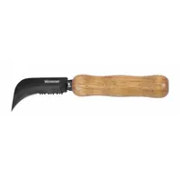 WESTWARD Linoleum Knife: Serrated, 3 in Blade Projection Lg, 8 1/4 in Overall Lg, Stainless Steel