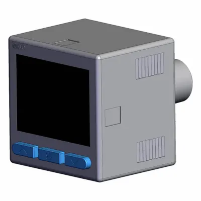 SMC High Precision Pressure Switch: 1/8 in Port Size, 1 Output/2 Output NPN/PNP Open Collector - High Precision Vacuum Pressure Switches