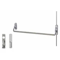 VON DUPRIN Surface Vertical Rod: 44 in Max Door Wd, Chrome (MPN 8827TL-F US26D)