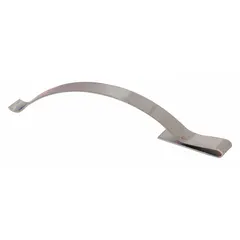 This PRIME-LINE screen tension spring is used to maintain tension in window and door screens, preventing sagging and ensuring a tight fit. It has a 2 3/4 in overall length, silver color, and unfinished finish. Commonly applied in residential and commercial screen clip and hardware assemblies.