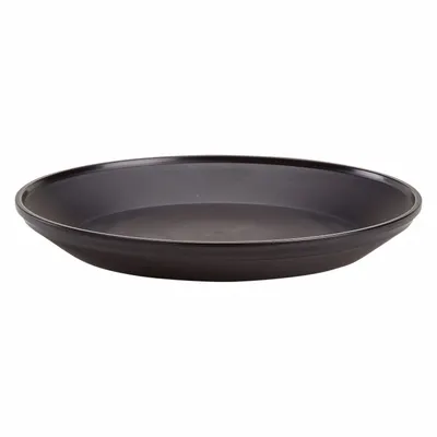 CAMBRO Pellet Plate, Black, 9 5/8 in Dia, NSF Certified - Cold Pellets & Cool Bases