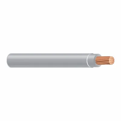 OEM Building Wire: Copper, 10 AWG, 1 Conductors, Solid, Gray, 1,000 ft Lg - Copper THHN/THWN-2 Building Wires