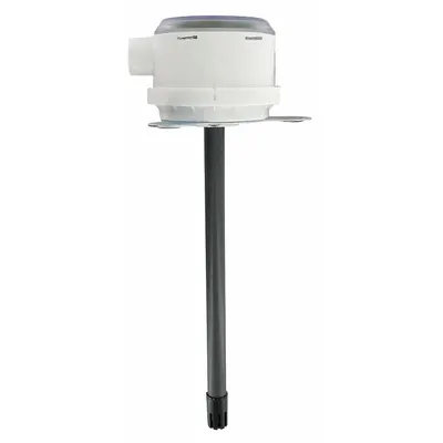 Dwyer Humidity/Temp Transducer: 0 to 10V DC, Thermistor (20K @ 25°C), Screw Terminals - Duct-Mount Temperature & Humidity Transmitters