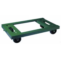 FAIRBANKS General Purpose Dolly: 2,000 lb, Green, 27 in L x 16 in W x 6 in H Deck, (4) Swivel (MPN AI-1627-4IW)