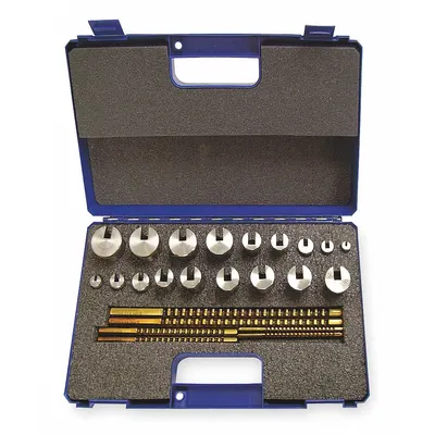 HASSAY SAVAGE Keyway Broach Set, 6 Pieces, 2-8 mm - Keyway Broach Sets