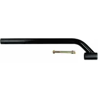This steel fender mounting kit is used to attach fender flares to equipment such as trailers, trucks, and heavy machinery. The steel construction provides a secure mounting solution for industrial applications