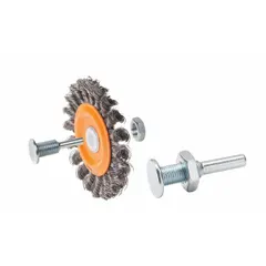 Type 27 high-performance grinding wheel for carbon and stainless steel. 6" diameter, 1/4" thickness, 7/8" arbor. HP XX series. 25-pack. Used for stock removal, beveling, and surface blending in metal fabrication and maintenance.