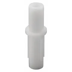 This 4-pack of pivot guides is used to guide and stabilize sliding or bypass doors in residential and light commercial applications. Each guide measures 1-5/8 inches in length and 3-3/4 inches in width, with a maximum weight capacity of 20 lb per guide.