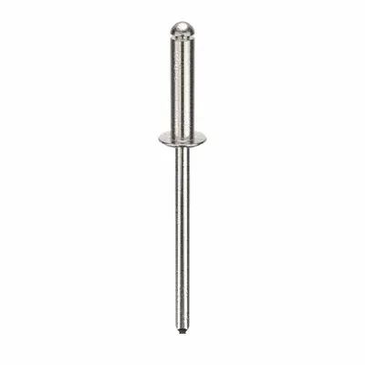 OEM Domed-Head Blind Rivet, 1/8 in Dia, 1-5/8 in Overall Length, 500-Pack - Domed-Head Blind Rivets
