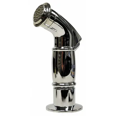 DANCO Kitchen Sprayer: Plastic, Chrome, 3 1/2 in Overall Lg, 1/2" Connection Size - Faucet Sprayer Heads & Valves
