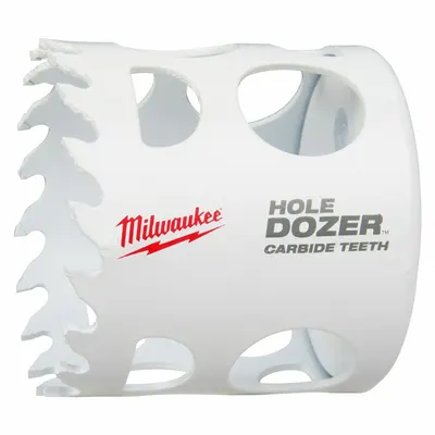 MILWAUKEE Hole Saw: 2 5/8 in Saw Dia., 4 Teeth per Inch, 1 5/8 in Max. Cutting Dp - Multi-Material-Cutting Hole Saws without Arbor