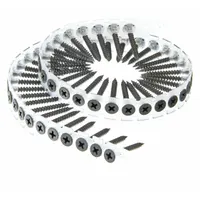 Drywall Screw: Drywall Screw, #6 Screw Size, 1 5/64 in Lg, Steel, Phosphate, Bugle, 1,000 PK (MPN 06B125P)