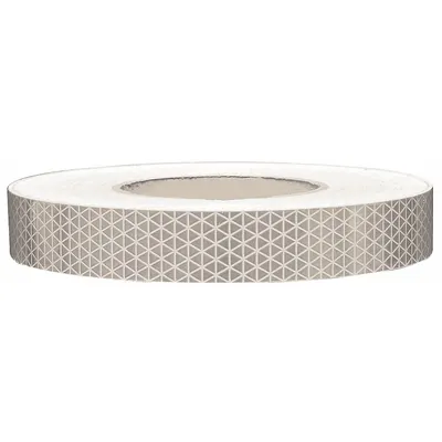 ORALITE Reflective Tape: Construction/Emergency Vehicles/Utility, White, 1 in Wd - Vehicle Reflective Tapes