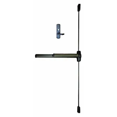 VON DUPRIN 9927L-06-F 3 313 RHR Surface Vertical Rod Push Bar, Bronze - Surface Vertical Rod Push Bars