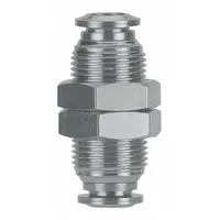 AIGNEP USA Push-Fit Adapter Fitting: 12 mm OD x 12 mm OD Size, Push-to-Connect x Push-to-Connect (MPN 60050-12)