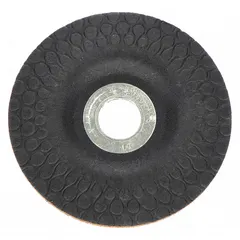General purpose grinding wheel for carbon and stainless steel. Aluminum oxide construction with 36 grit. Type 29 depressed center design. Dimensions: 4-1/2" diameter, 1/8" thickness, 7/8" arbor hole. Suitable for stock removal, weld blending, and surface preparation in fabrication and maintenance tasks.
