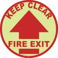 Anti-Slip Floor Sign: Vinyl, Adhesive Sign Mounting, 17 in x 17 in Nominal Sign Size, 0.017 in Thick (MPN FSG-17-704)