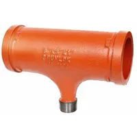 GRUVLOK Metal Pipe Tee: Tee, 2 in x 2 in, EPDM Seal, Carbon Steel, Grooved x Grooved, 2 in Lg (MPN 0390122703)