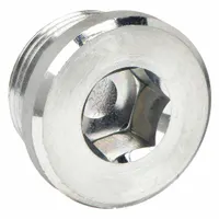PARKER Plug: Plug, Carbon Steel, 1/8 in, BSPP Threaded, 630 bar (MPN VSTI1/8EDCF)
