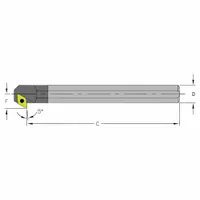 ULTRA-DEX USA Indexable Boring Bar: E16T SDXCR3 (MPN 920-000-401)