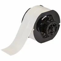 Wraparound Label: 6 in x 1 in, 1 in, Self-Extinguishing Vinyl, Clear (Matte), 500 Labels Included (MPN B33-81-417)