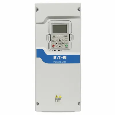 EATON Variable Frequency Drives: In Phase Three, Out Phase Three, 7 1/2 hp, IP21 - Eaton PowerXL DH1